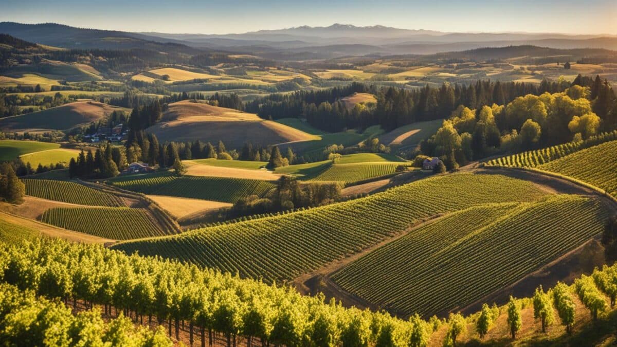 map of oregon wine country